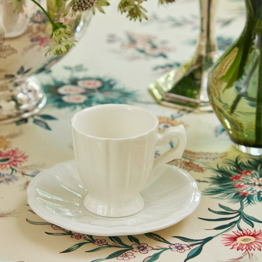 Tabletop & Bar AERIN Coffee Mugs & Tea Cups | Arno Espresso Cup And Saucer