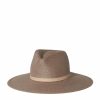 Fashion Janessa Leone Beachwear | Valentine Straw Fedora Hat