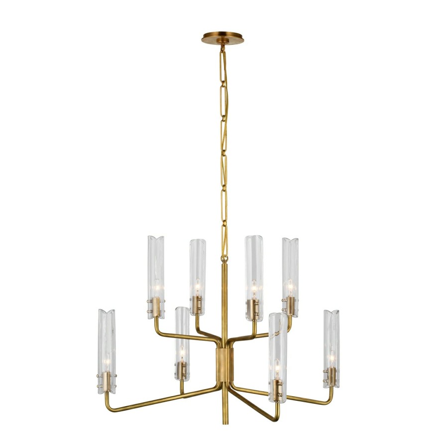 Lighting AERIN Chandeliers | Casoria Medium Two-Tier Chandelier