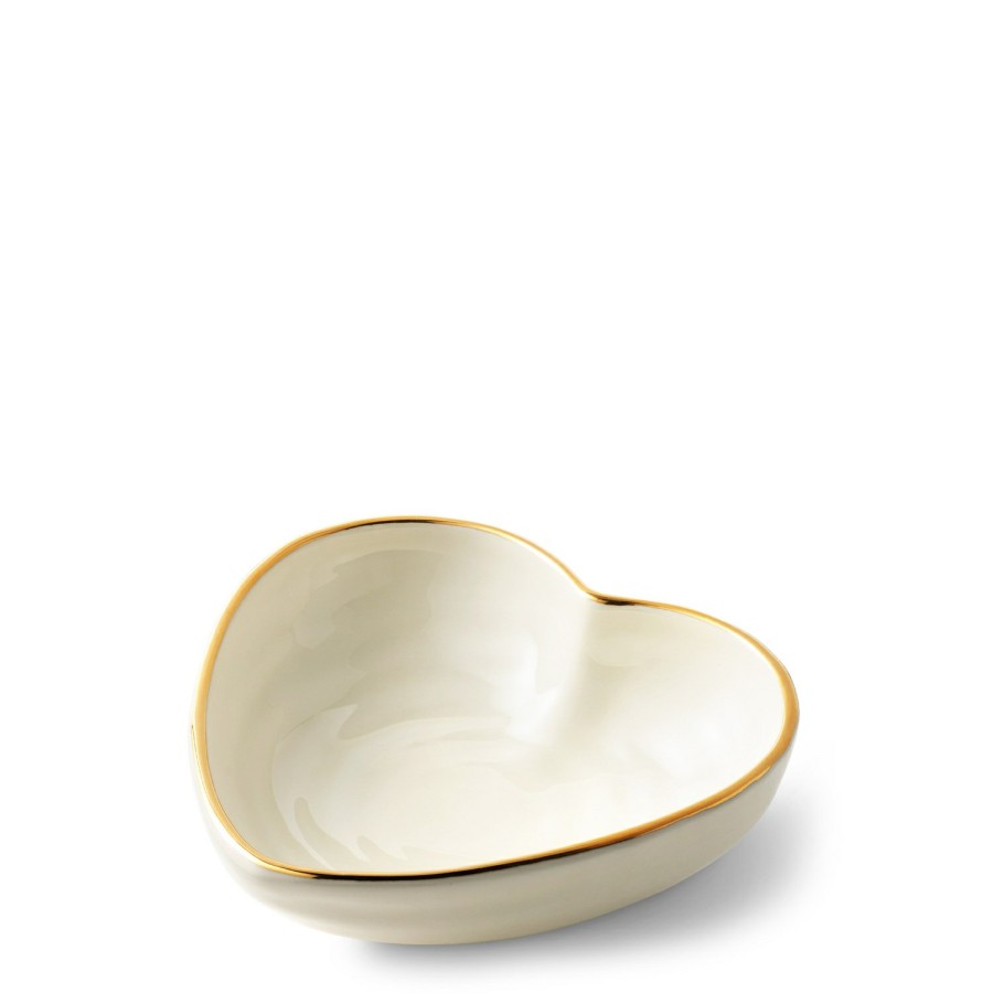 Home Decor AERIN Bathroom Decor | Ribbed Heart Dish