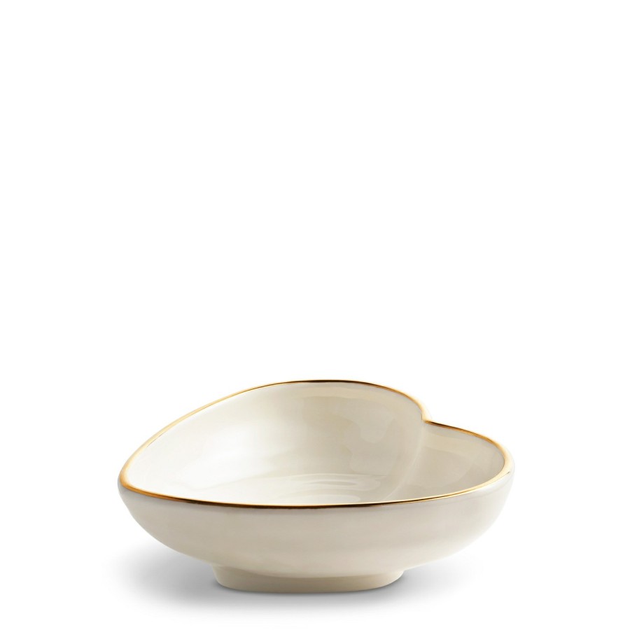 Home Decor AERIN Bathroom Decor | Ribbed Heart Dish