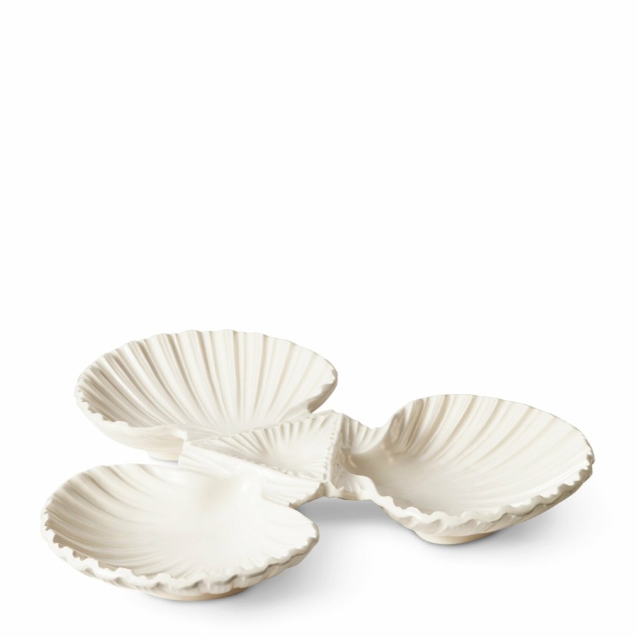 Home Decor AERIN Decorative Bowls & Dishes | Shell 3-Bowl Dish