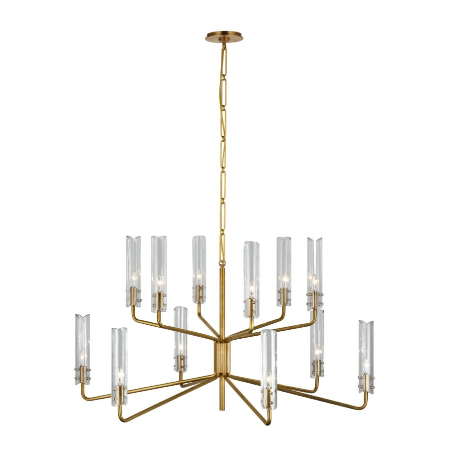 Lighting AERIN Chandeliers | Casoria Large Two-Tier Chandelier