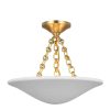 Lighting AERIN Flush Mount Lights | Mollino 16" Semi Flush Mount