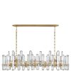 Lighting AERIN Chandeliers | Bonnington Large Linear Chandelier