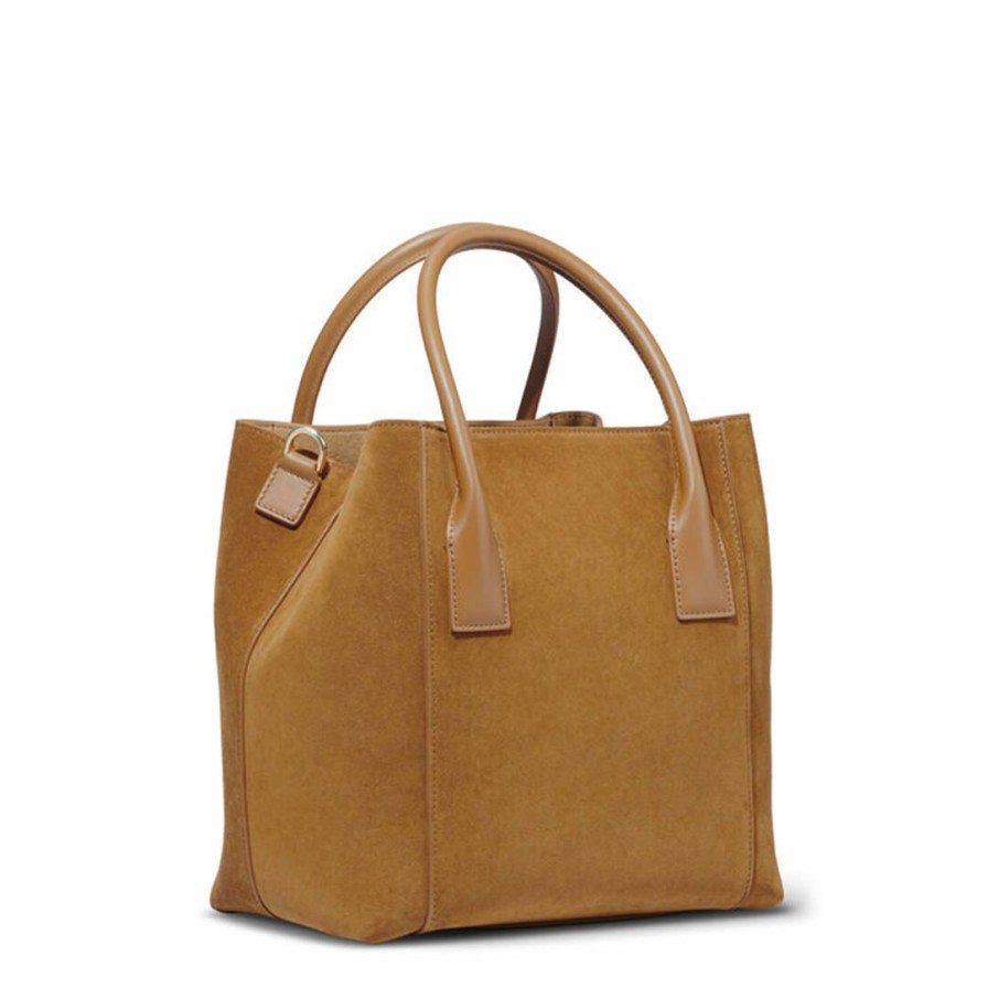 Fashion AERIN Handbags, Purses & Totes | Suede Nano Weekender