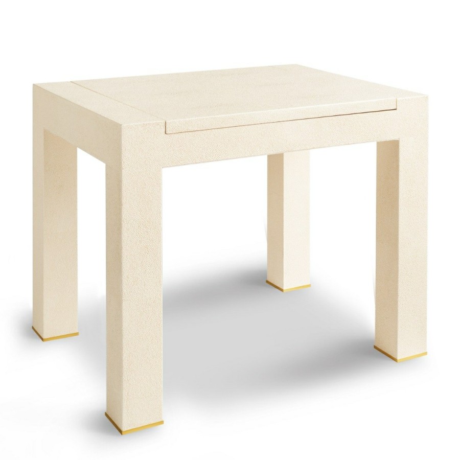 Home Decor AERIN Games | Shagreen Chess Side Table