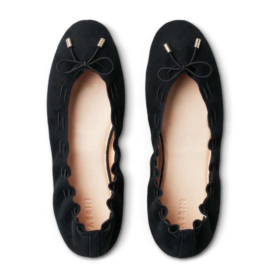 Fashion AERIN Shoes | Antibes Suede Ballet Flat