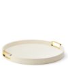 Home Decor AERIN Decorative Trays | Carina Shagreen Round Tray