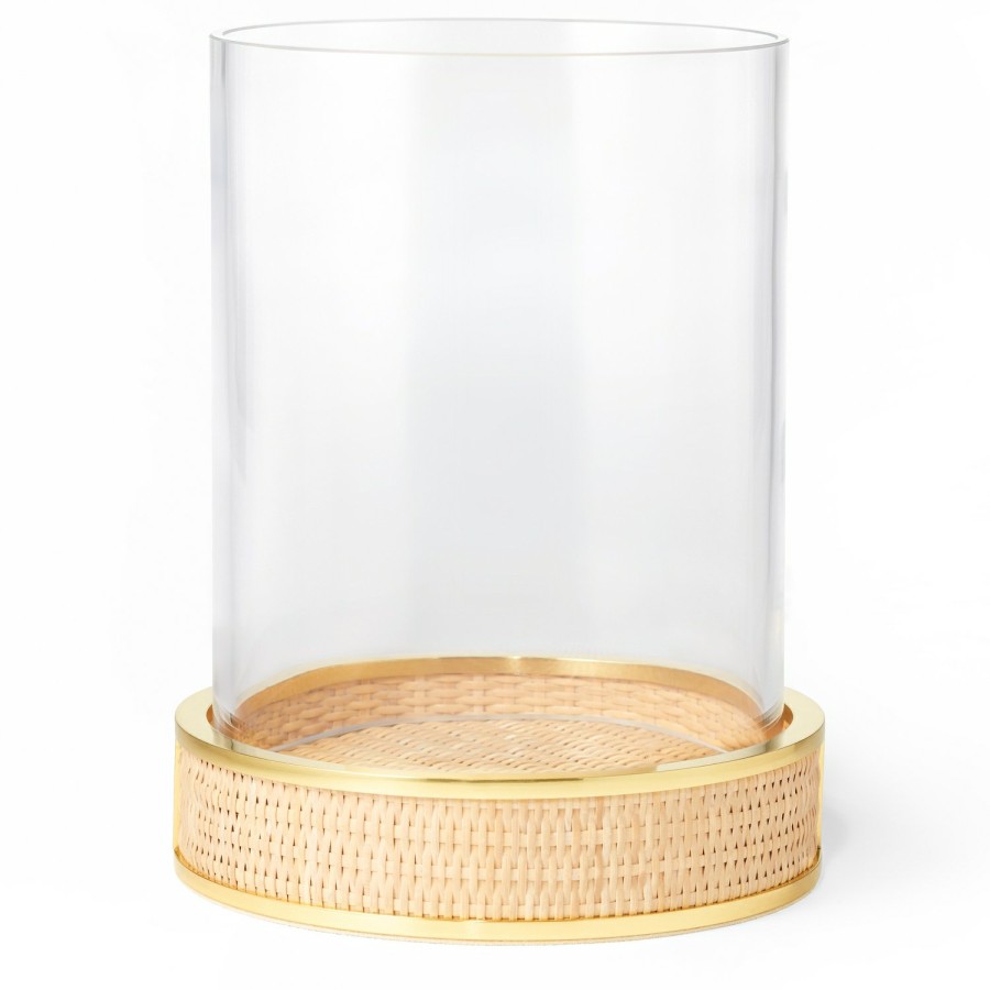 Home Decor AERIN Candle Holders | Colette Cane Hurricane