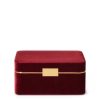 Home Decor AERIN Jewelry & Decorative Boxes | Beauvais Velvet Jewelry Box