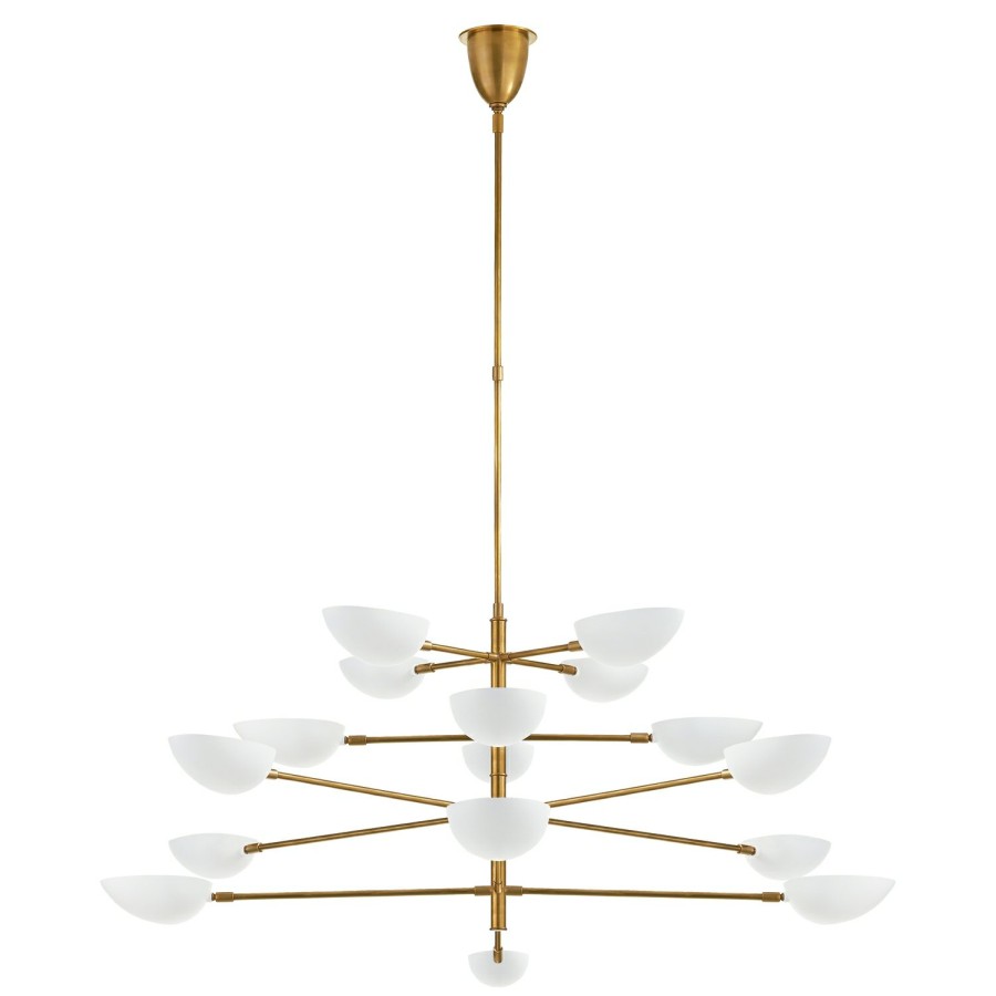 Lighting AERIN Chandeliers | Graphic Grande Four-Tier Chandelier