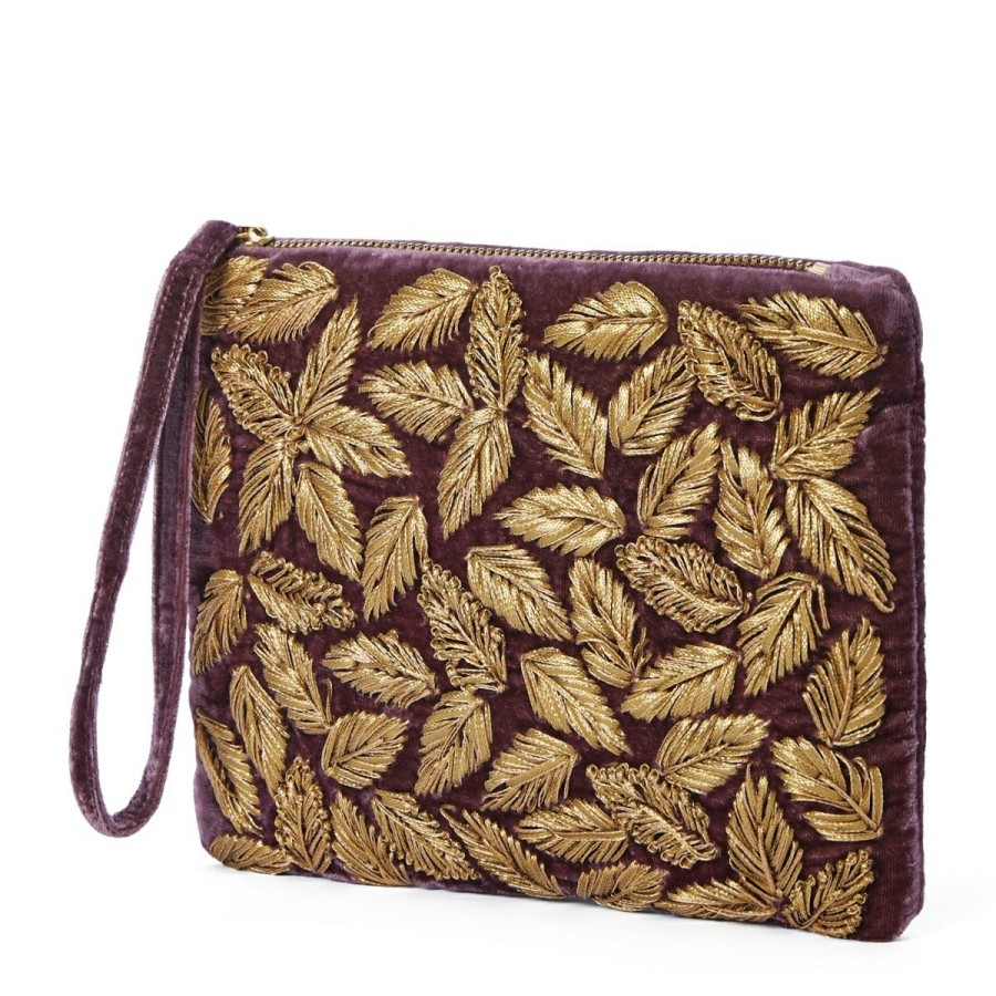 Fashion Anke Drechsel Clutches & Pouches | Enny Silk Velvet Pouch