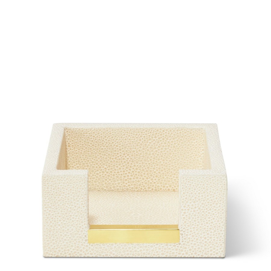 Home Decor AERIN Office Accessories | Shagreen Memo Paper Holder