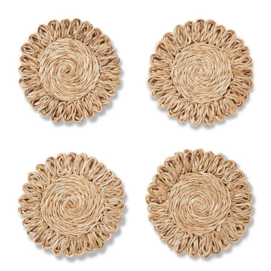 Tabletop & Bar AERIN Barware | Annisa Straw Coaster, Set Of 4