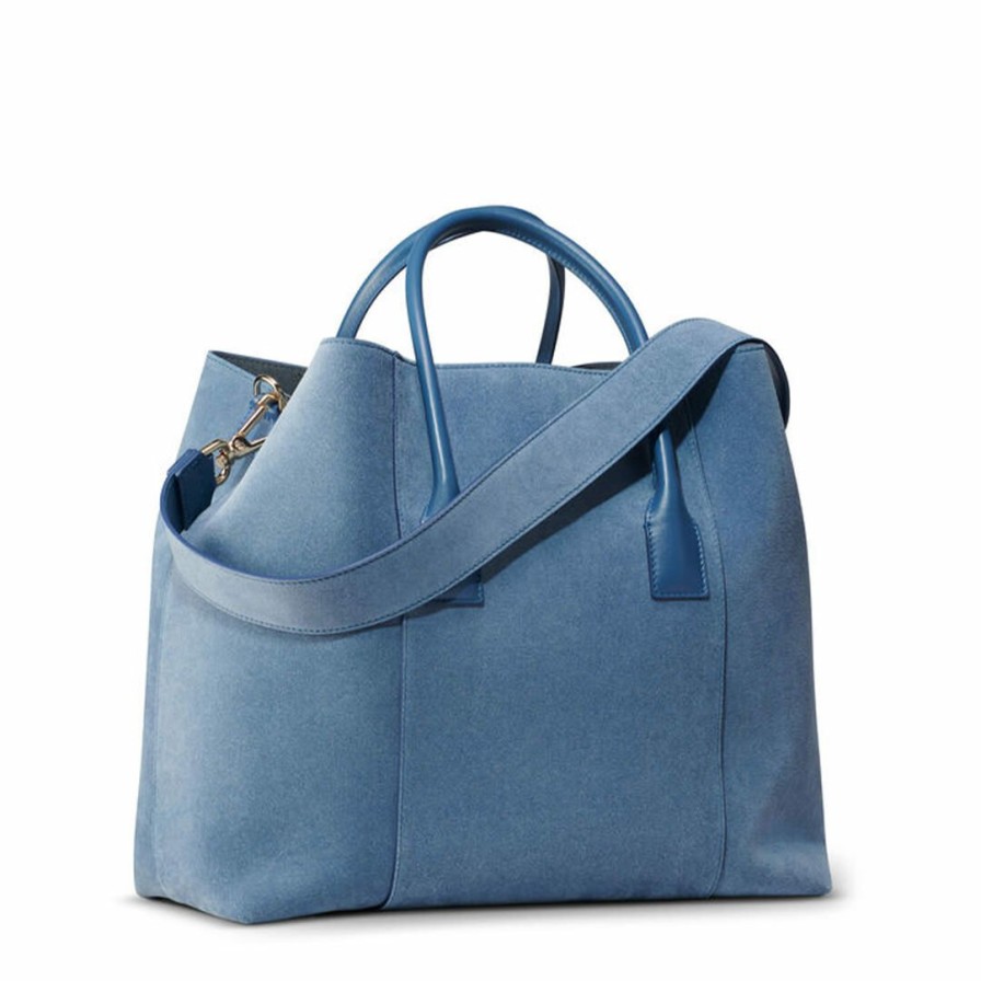 Fashion AERIN Handbags, Purses & Totes | Suede Mini Weekender