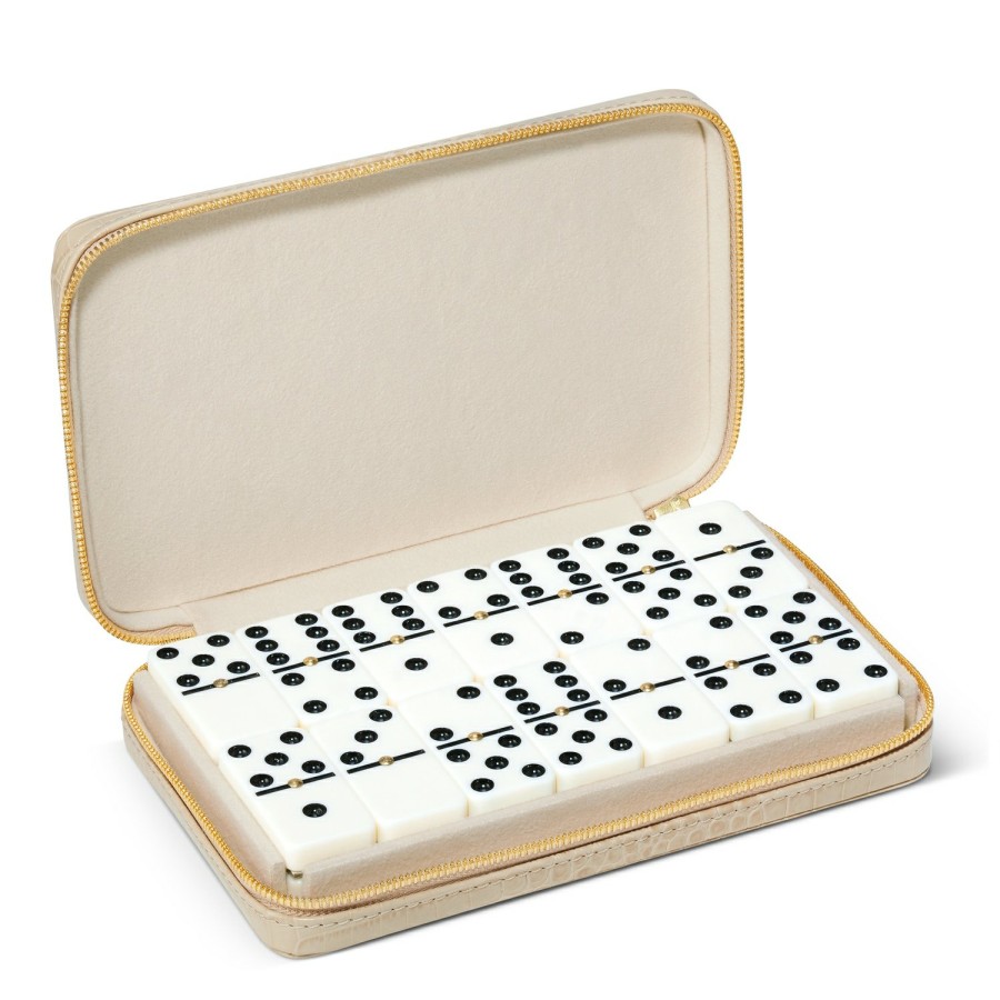 Home Decor AERIN Games | Enzo Travel Domino Set