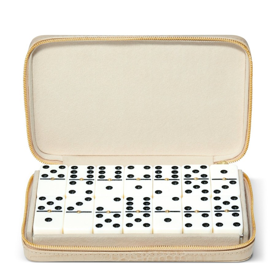 Home Decor AERIN Games | Enzo Travel Domino Set