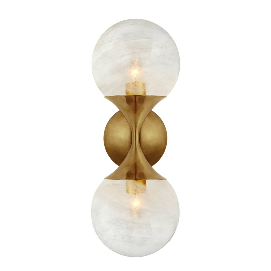 Lighting AERIN Wall Sconces | Cristol Small Double Sconce