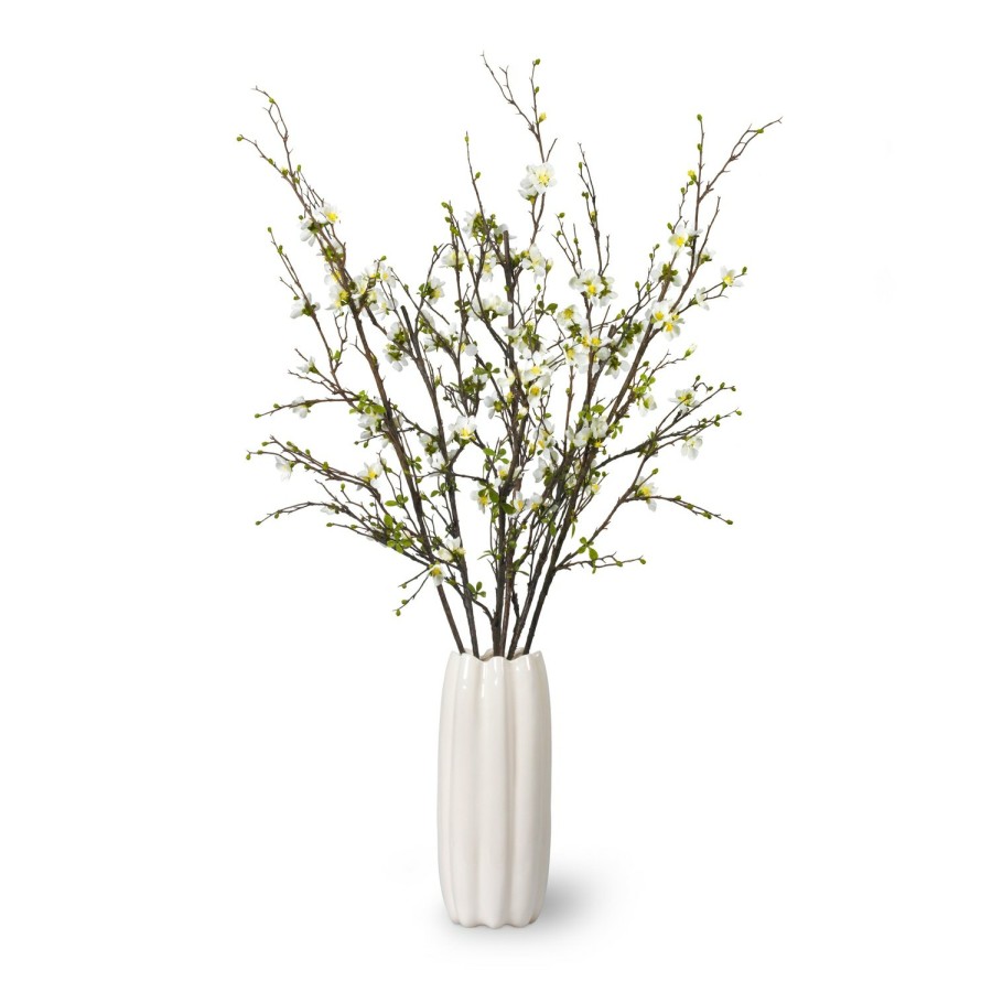 Home Decor AERIN x Diane James Vases & Cachepots | Quince Blossoms And Mirabelle Tall Vase