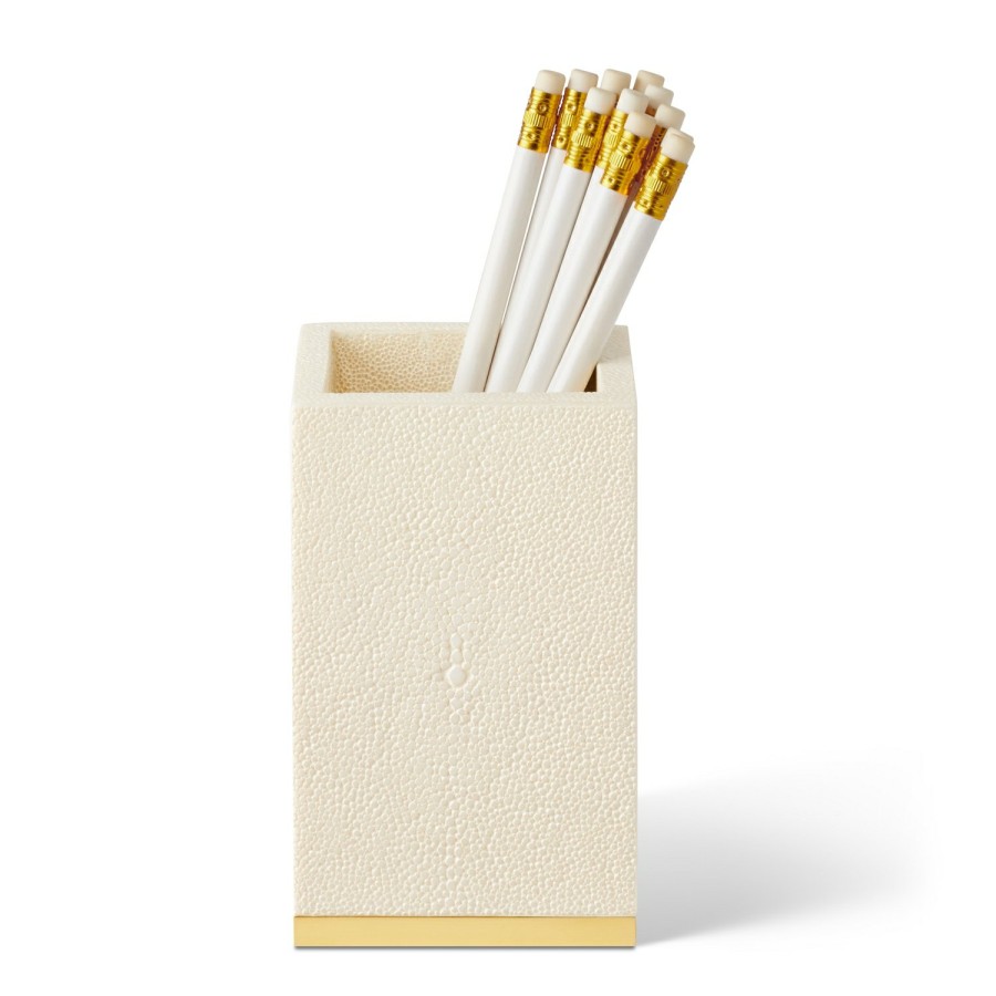 Home Decor AERIN Office Accessories | Shagreen Pencil Cup