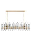 Lighting AERIN Chandeliers | Bonnington Large Linear Chandelier