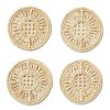 Tabletop & Bar AERIN Barware | Ada Raffia Coaster, Set Of 4