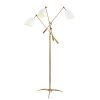 Lighting AERIN Floor Lamps | Sommerard Triple Arm Floor Lamp