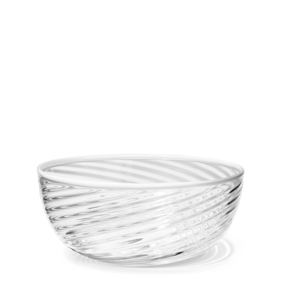 Home Decor AERIN Decorative Bowls & Dishes | Clementina Swirl Texture Large Bowl