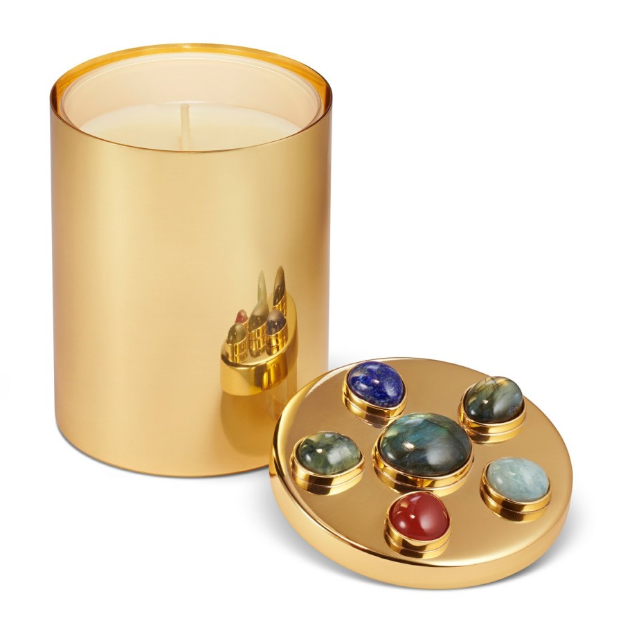 Home Decor AERIN Candle Holders | Leandra Gemstone Sleeve