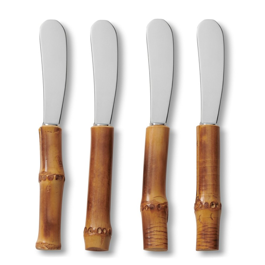 Tabletop & Bar AERIN Flatware | Bamboo Cheese Spreader, Set Of 4