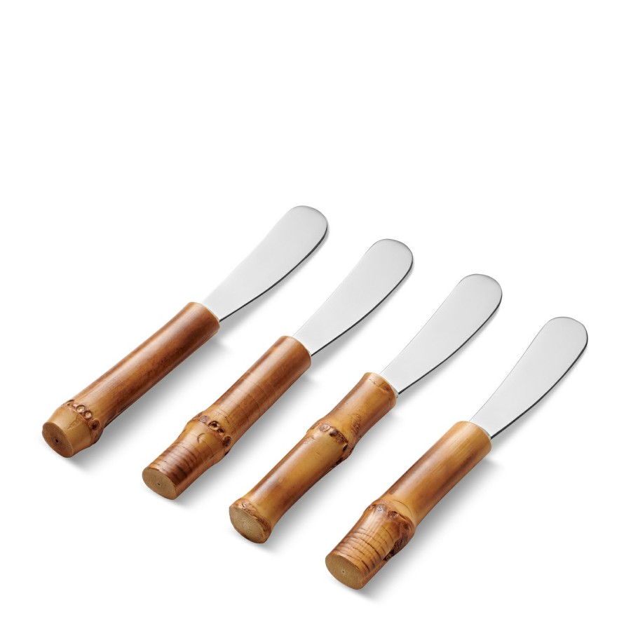 Tabletop & Bar AERIN Flatware | Bamboo Cheese Spreader, Set Of 4