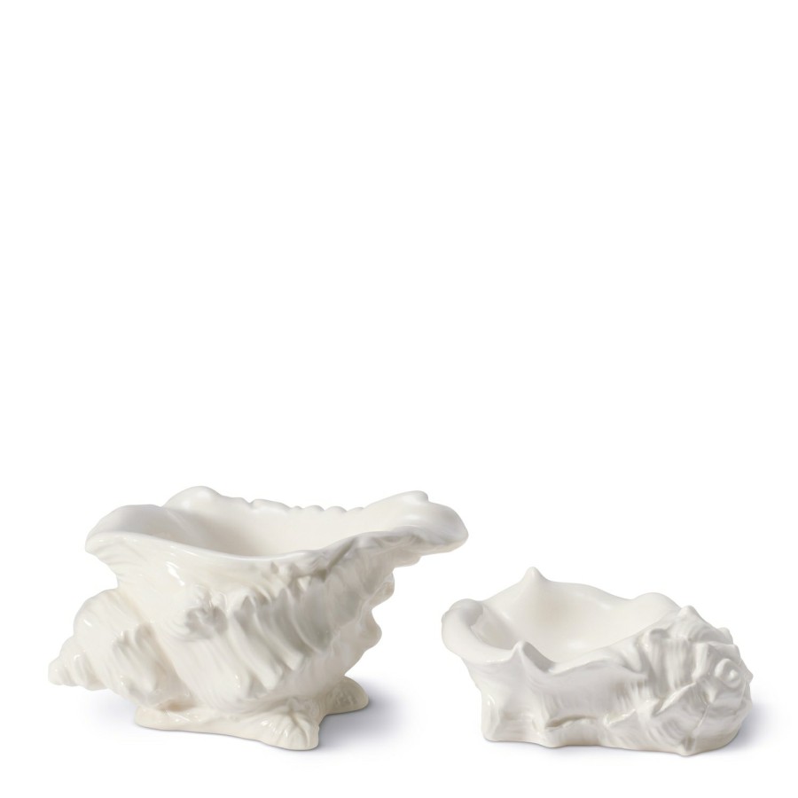 Home Decor AERIN Decorative Bowls & Dishes | Conch Shell Dish, Set Of 2