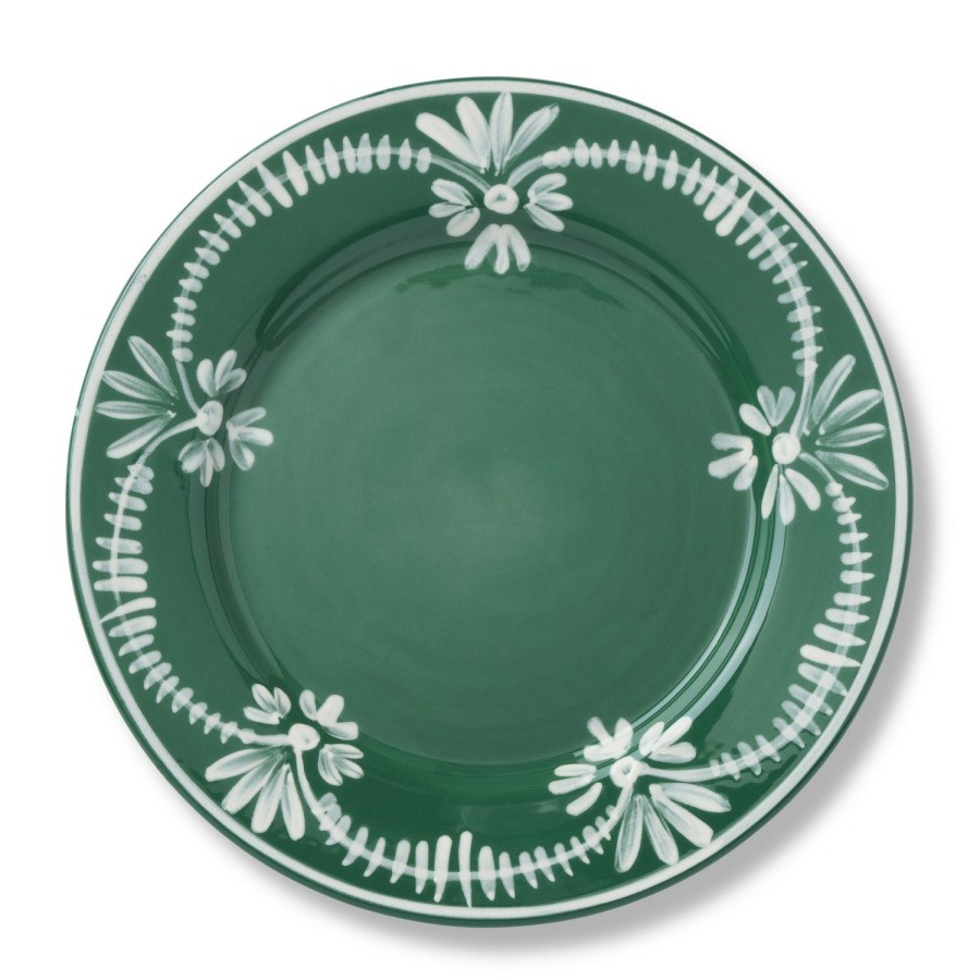 Tabletop & Bar Carolina Irving & Daughters foru00a0AERIN Dinnerware | Plate With White Floral Trim