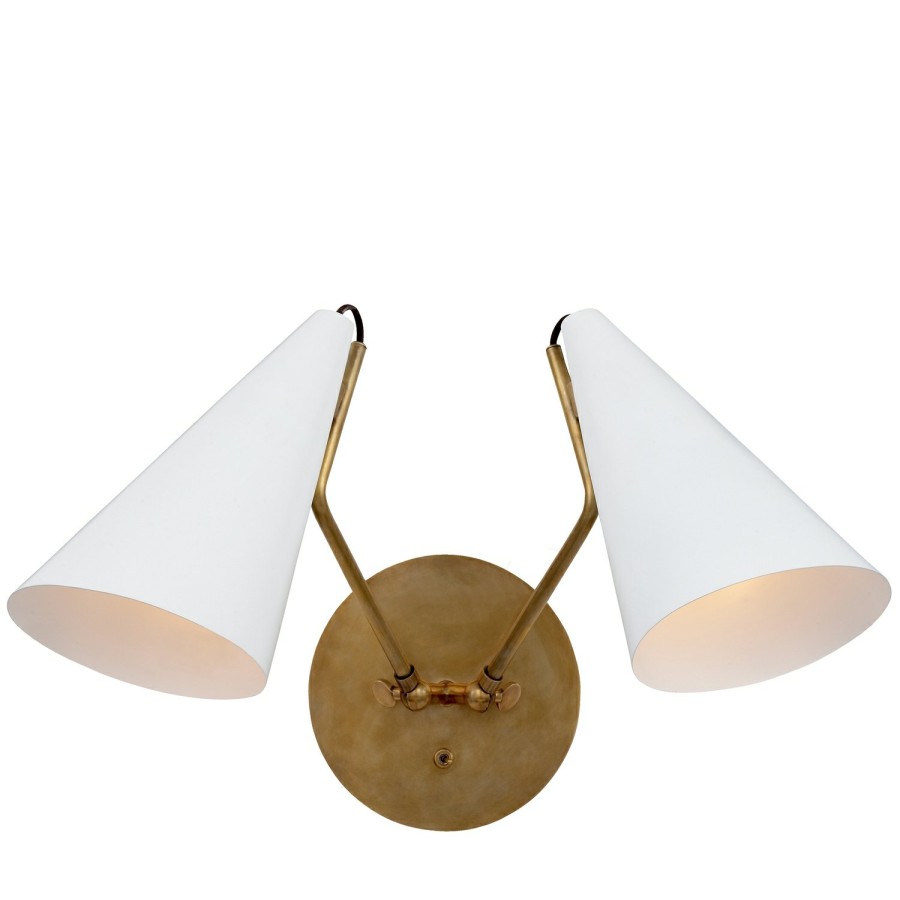 Lighting AERIN Wall Sconces | Clemente Double Sconce