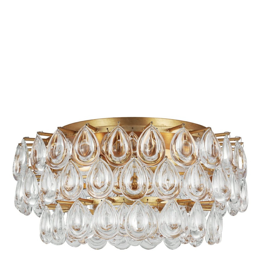 Lighting AERIN Flush Mount Lights | Liscia Medium Flush Mount