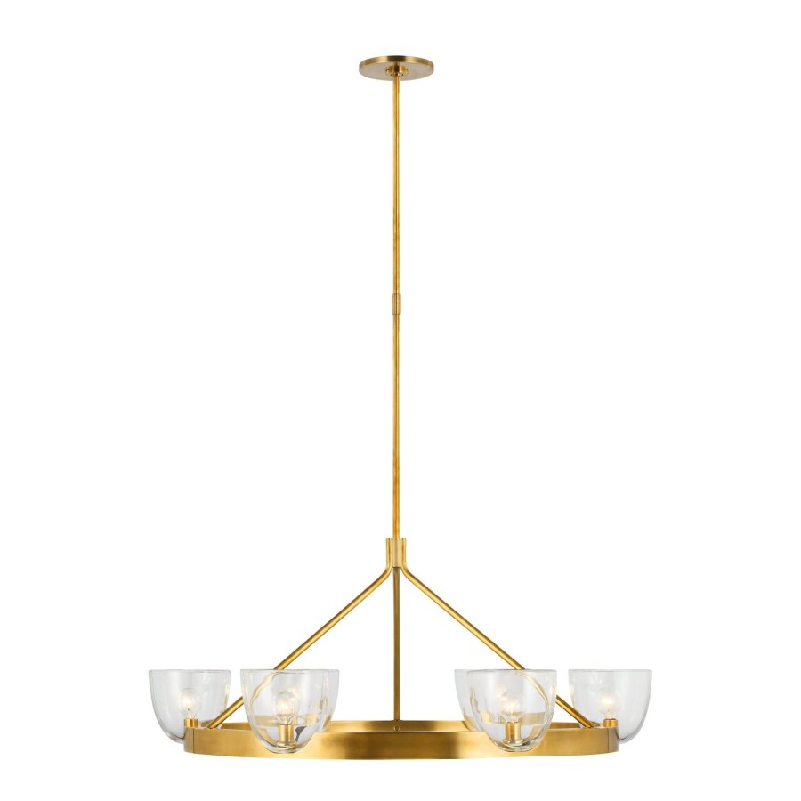 Lighting AERIN Chandeliers | Carola Large Ring Chandelier