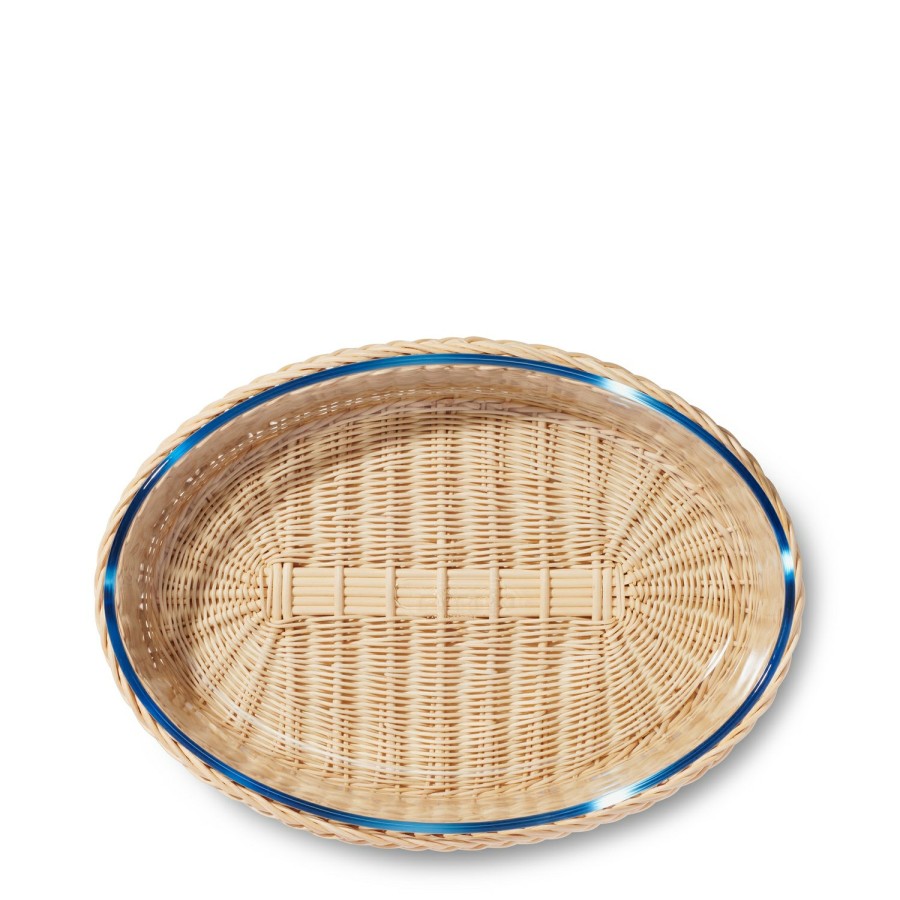 Tabletop & Bar AERIN Serveware | Freya Wicker Casserole Dish