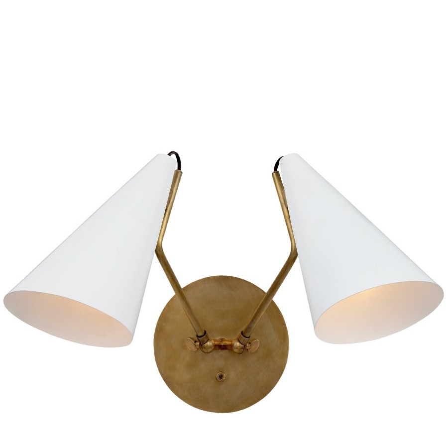 Lighting AERIN Wall Sconces | Clemente Double Sconce