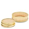 Tabletop & Bar AERIN Barware | Colette Cane Coaster, Set Of 4