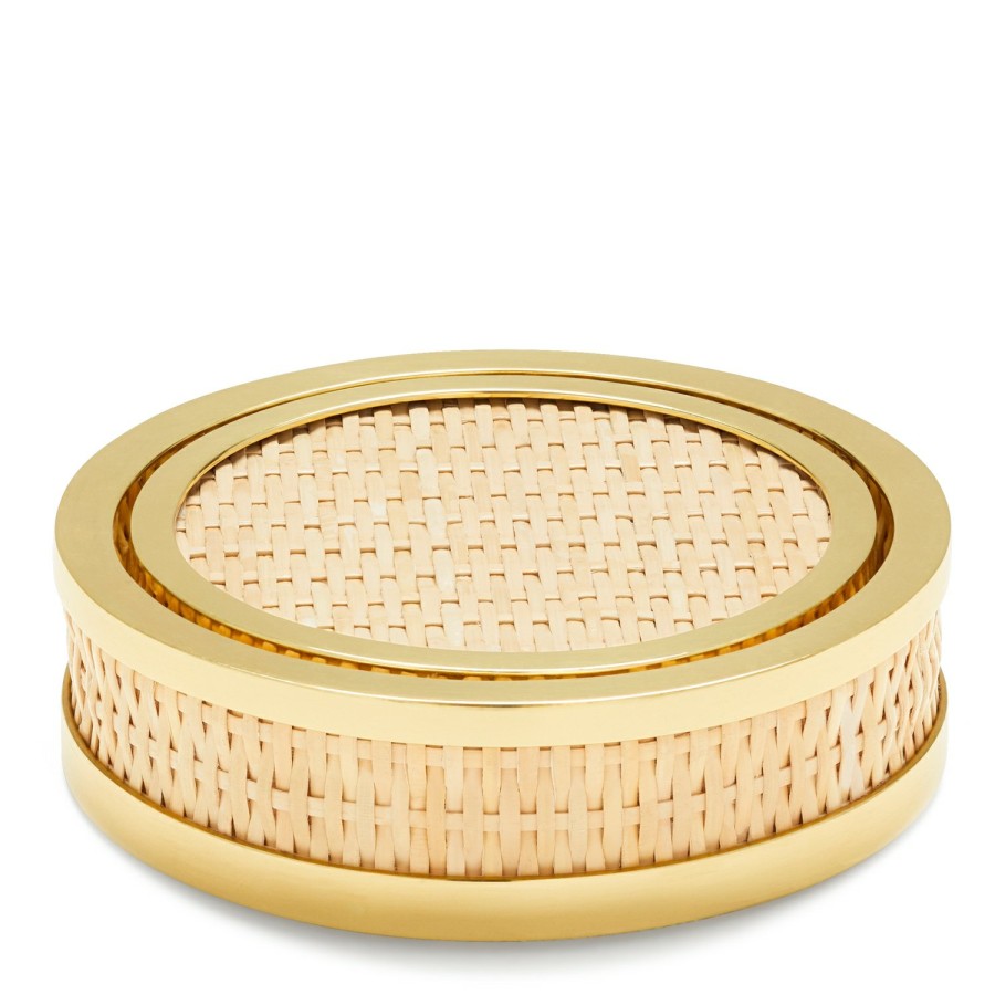 Tabletop & Bar AERIN Barware | Colette Cane Coaster, Set Of 4