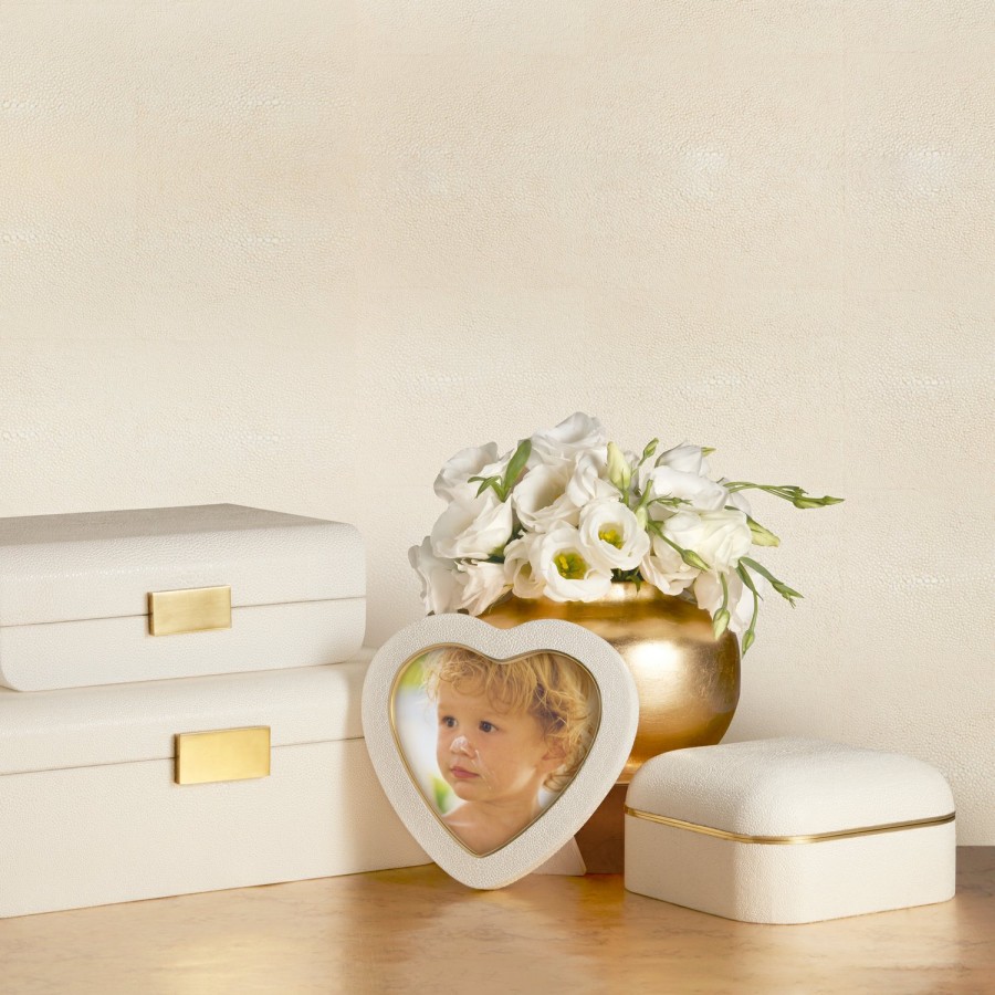 Home Decor AERIN Picture Frames | Shagreen Heart Frame