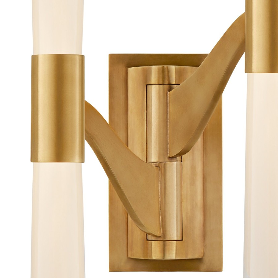 Lighting AERIN Wall Sconces | Brenta Large Double Articulating Sconce