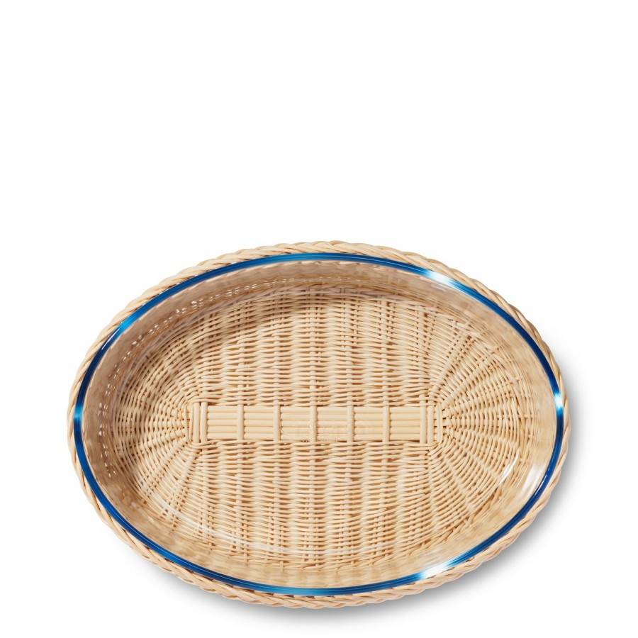 Tabletop & Bar AERIN Serveware | Freya Wicker Casserole Dish