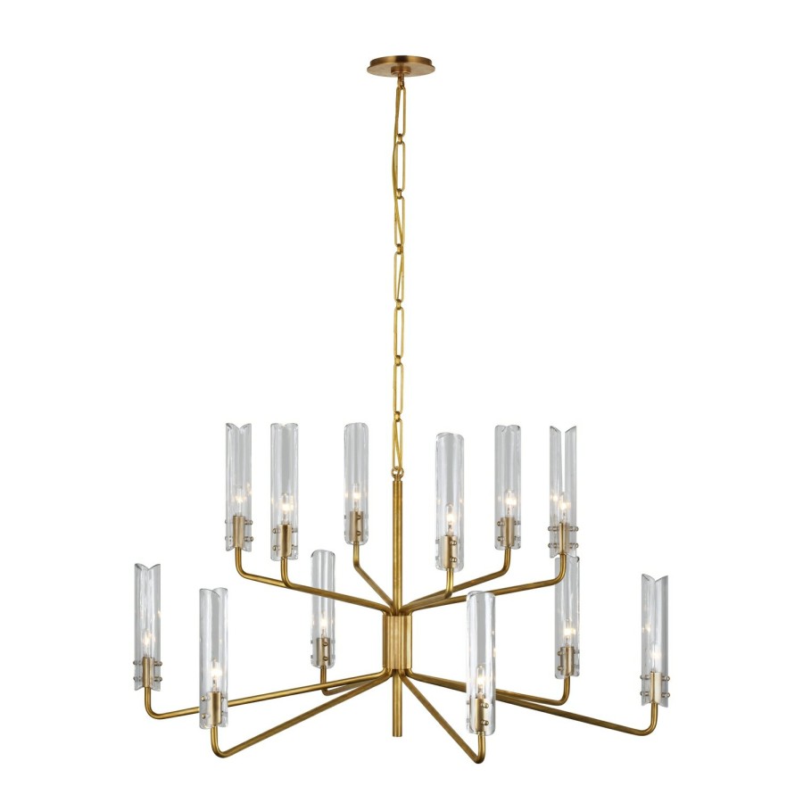 Lighting AERIN Chandeliers | Casoria Large Two-Tier Chandelier