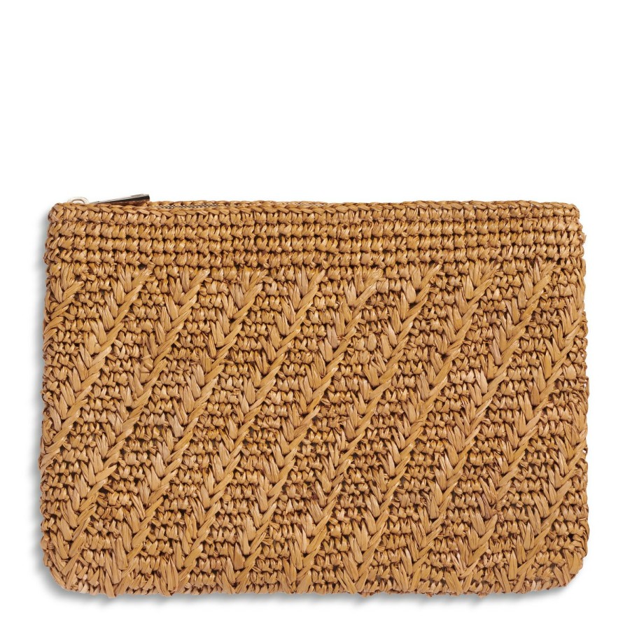 Fashion AERIN Beachwear | Allegra Raffia Pouch