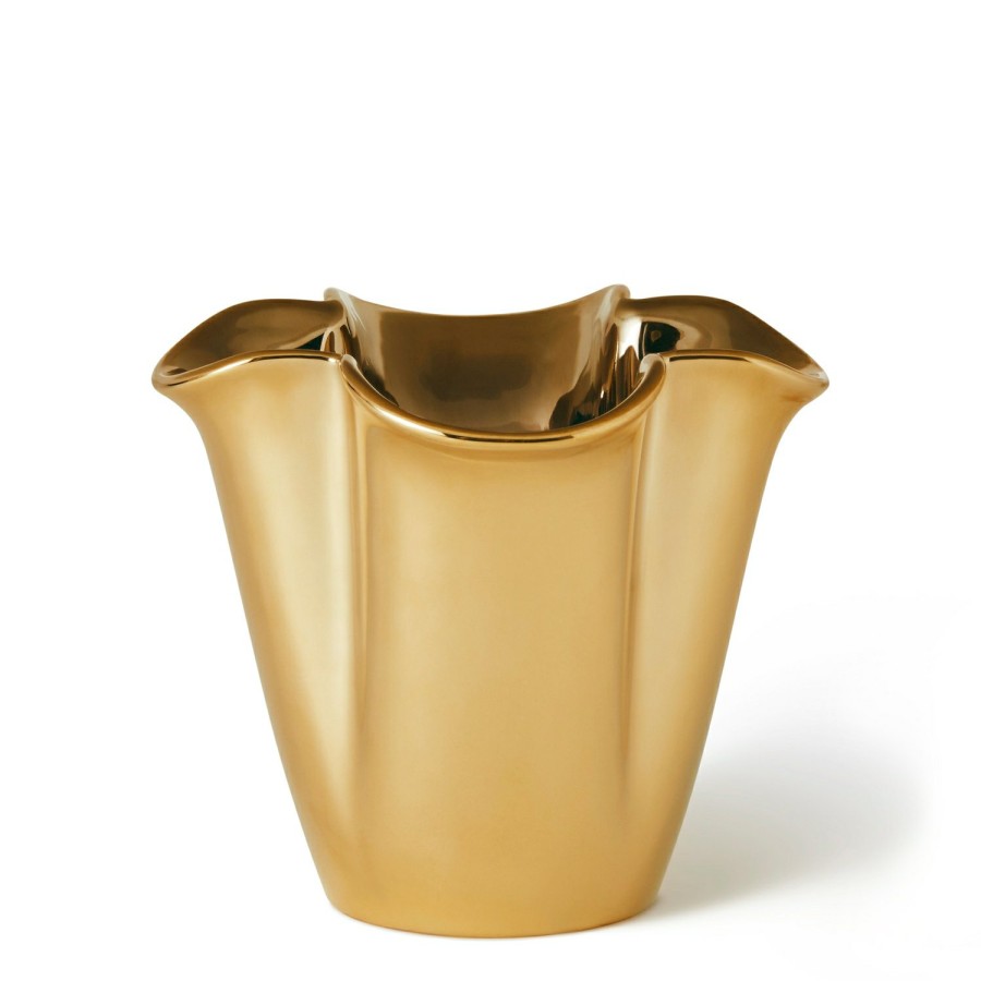 Home Decor AERIN Vases & Cachepots | Gilded Clover Vase