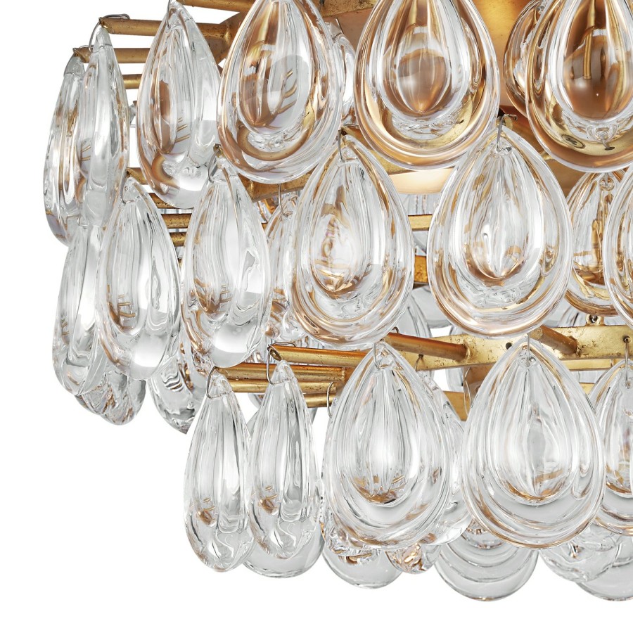 Lighting AERIN Flush Mount Lights | Liscia Medium Flush Mount