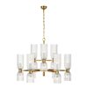 Lighting AERIN Chandeliers | Asalea Medium Two-Tier Chandelier