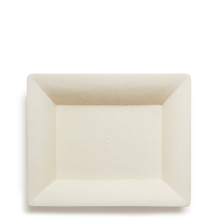 Home Decor AERIN Bathroom Decor | Shagreen Rectangular Vide Poche